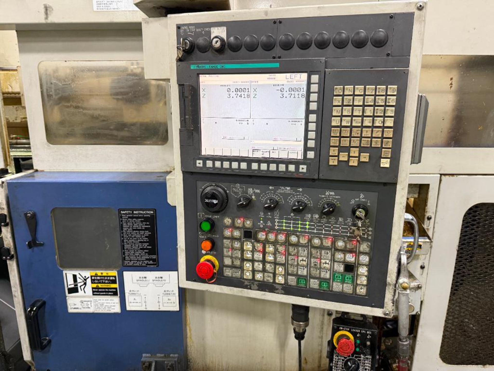 2015 Muratec - Murata MW120II Twin Spindle CNC Lathe, S/N 15KX227490001 - Image 10 of 18