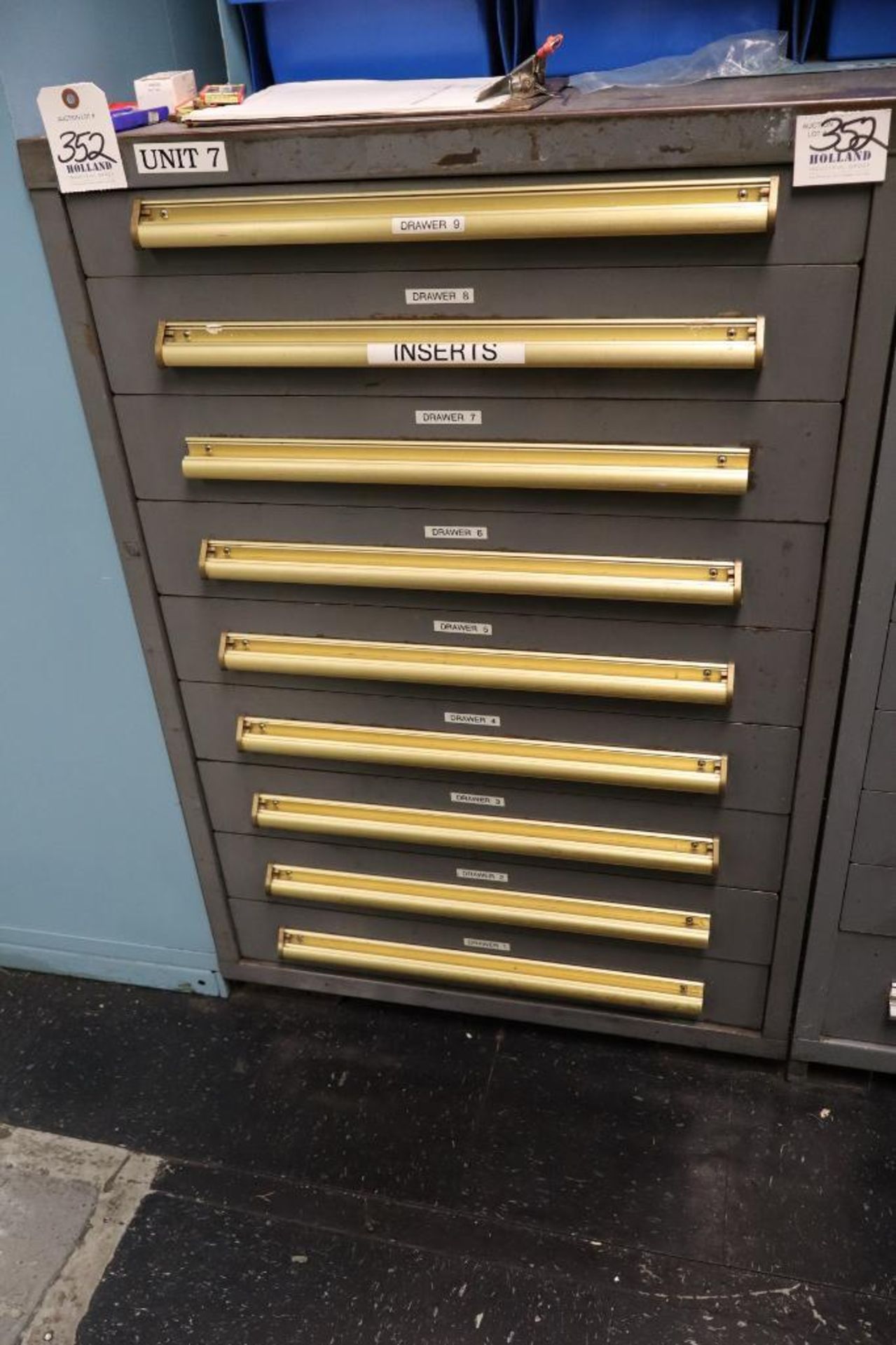 Stanley Vidmar 9-Drawer Cabinet 30" x 30" x 44"H