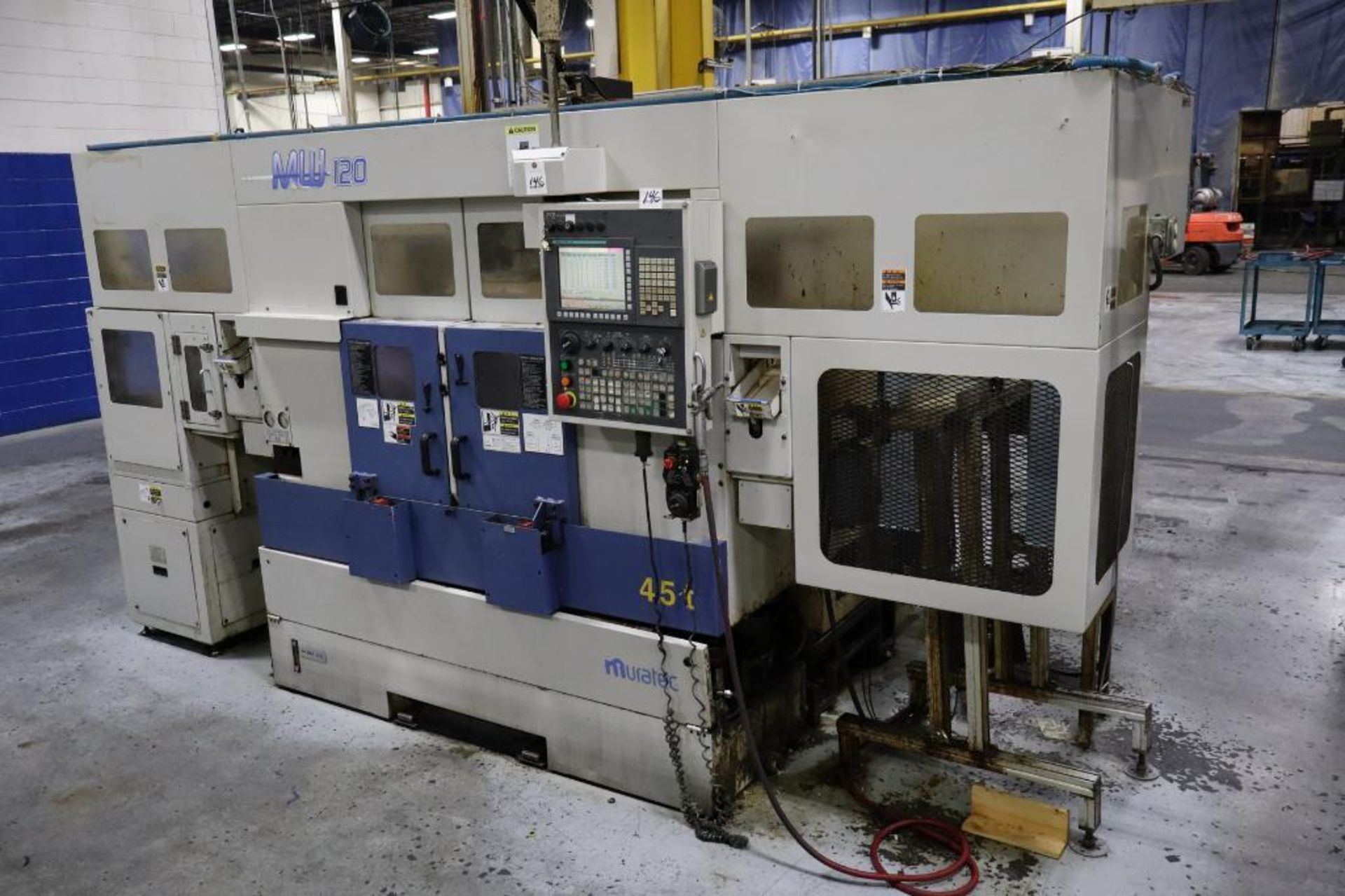 Murata Muratec MW120 Twin Spindle CNC Lathe, S/N 13KX28440001 DOM 2013