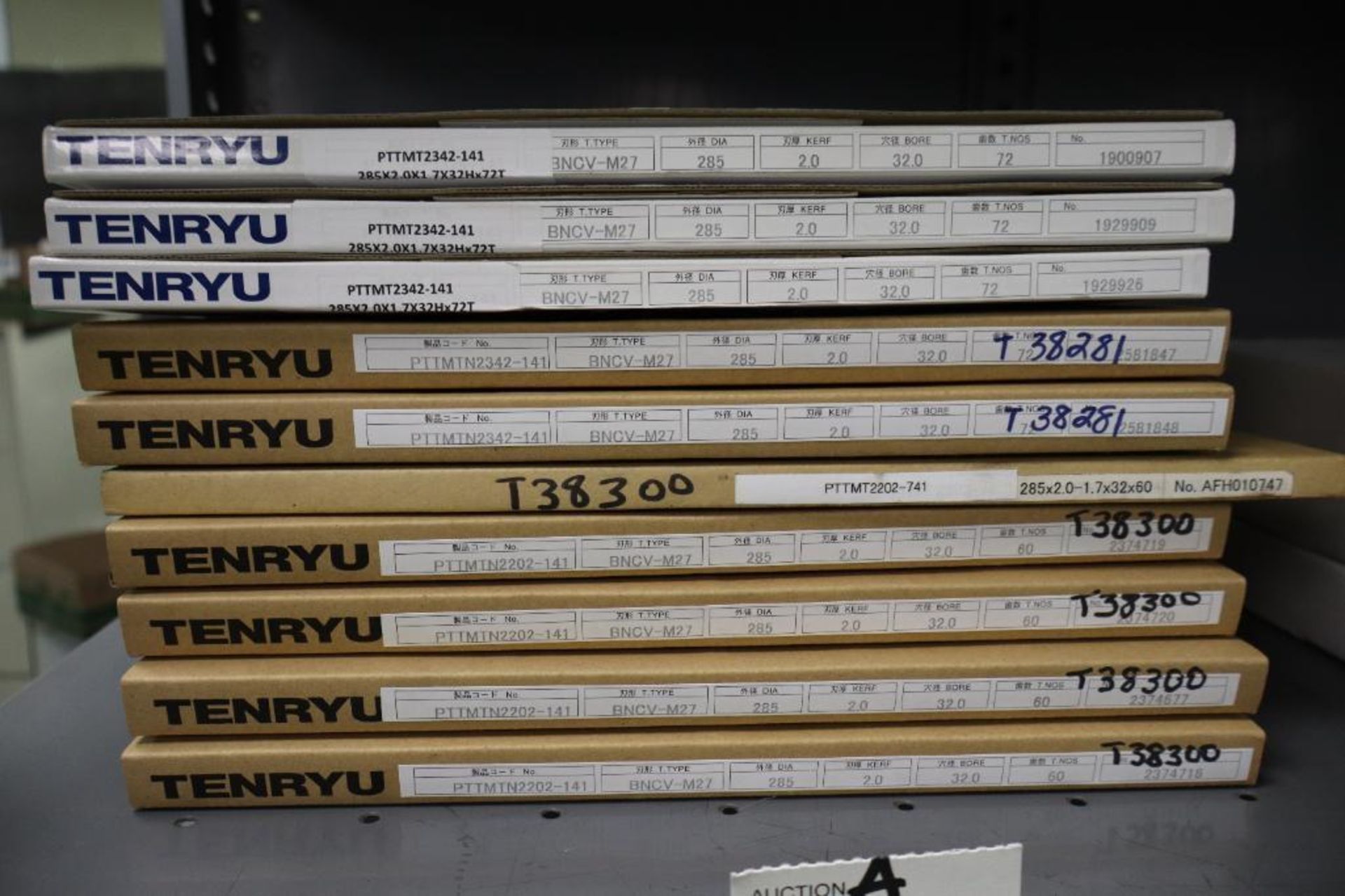 (10) Tenryu BNCV-M27 Cold Saw Blades with (3) Magar CO-226 Cut off Wheels - Image 2 of 3