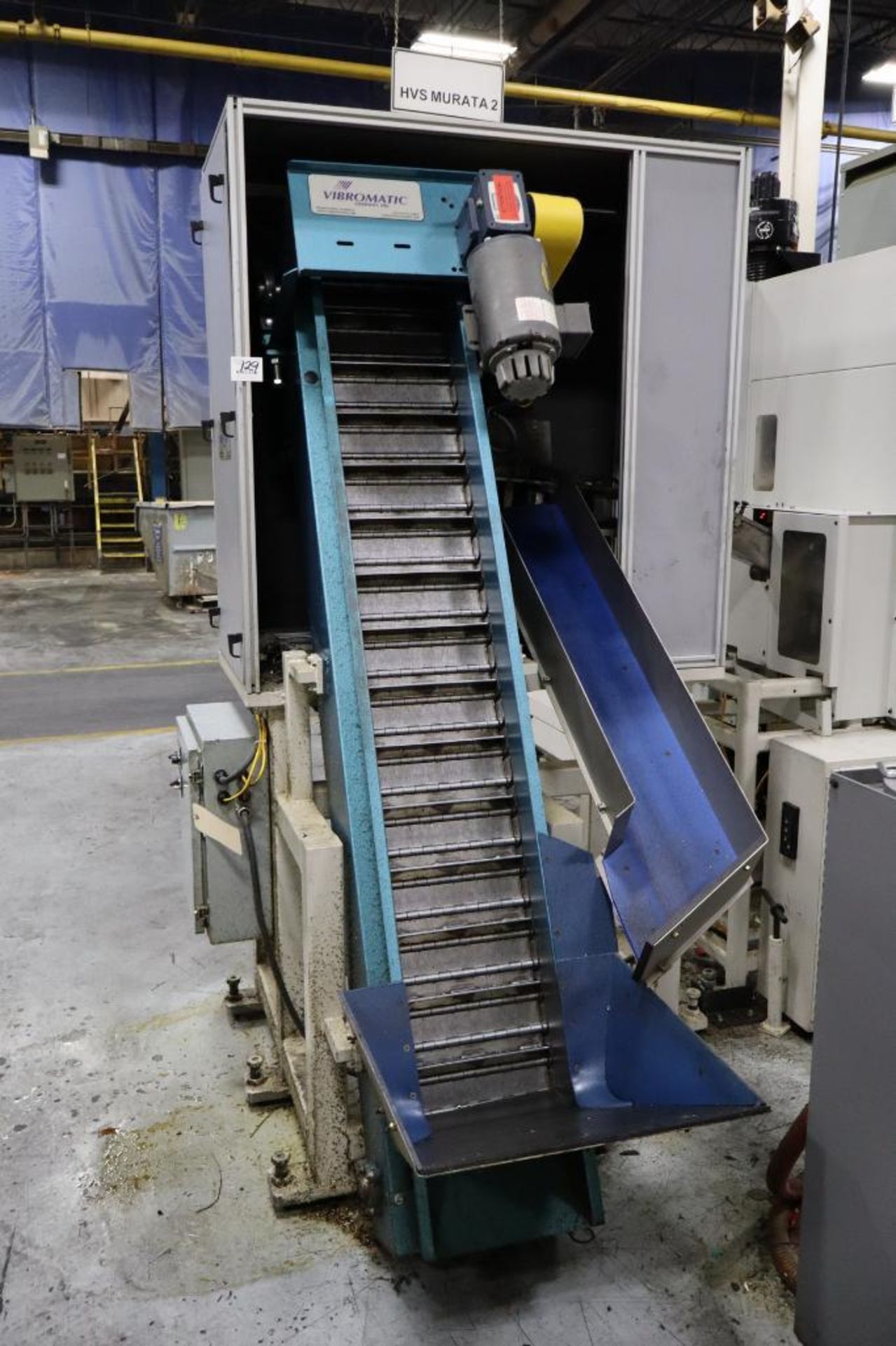 Vibromatic Incline Lift Conveyor with Baldor Ironman Motor - Image 4 of 4