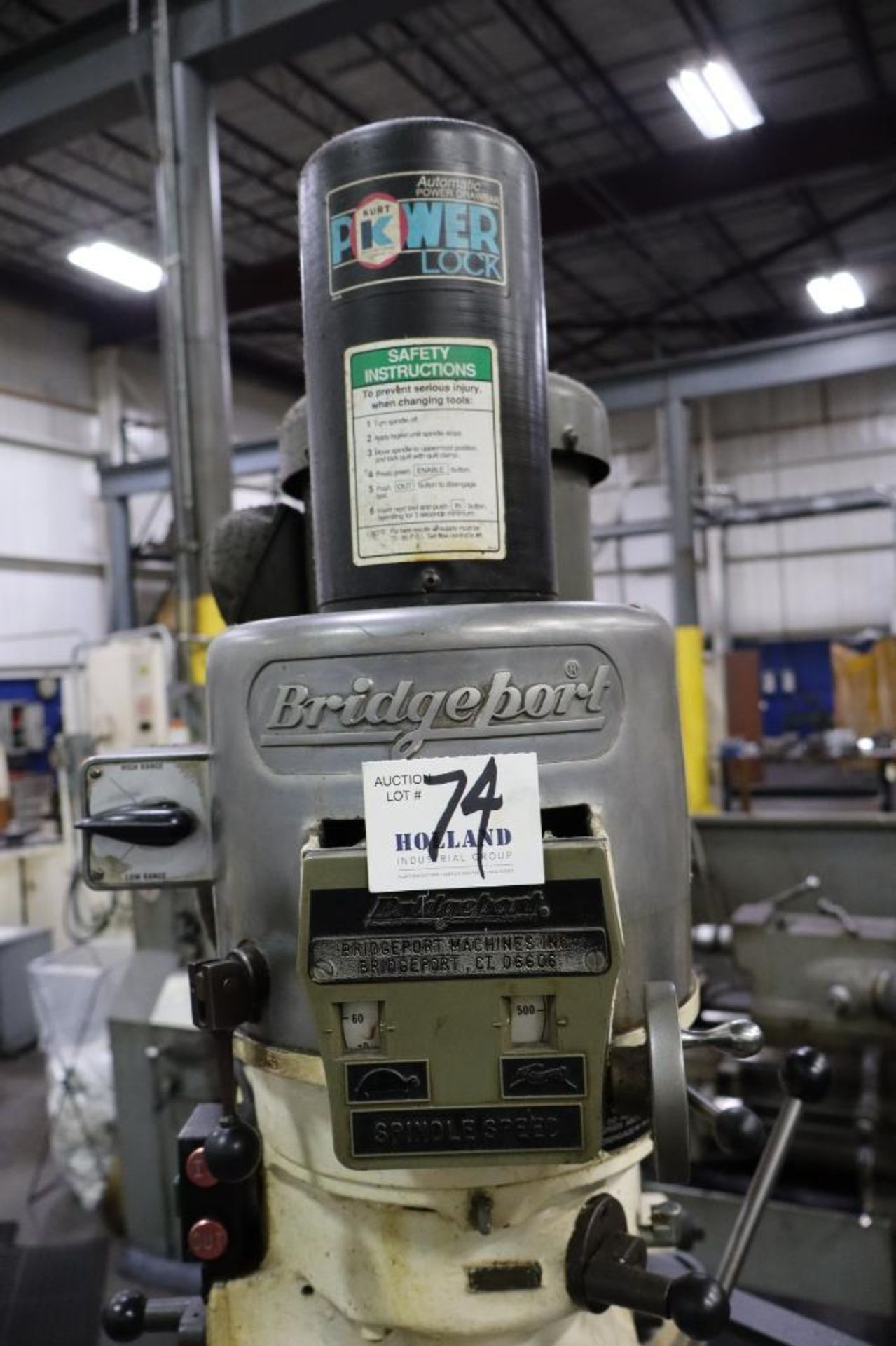 Bridgeport 2 HP Knee Mill S/N 270918 - Image 2 of 5