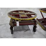 Southworth Spring Accutuated Pallet Positioner, 4000 Lb. Capacity, 42" Diameter Carousel with Wheele