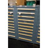 Stanley Vidmar 10-Drawer Cabinet 30" x 30" x 59"H