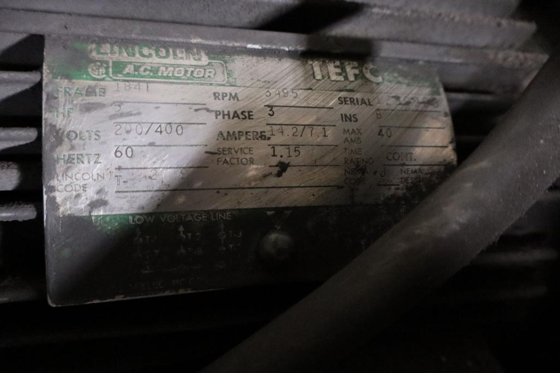 14" Abrasive Blade Cut Off Saw with Material Clamp and Metal Stand 240V 3-Phase - Image 2 of 2