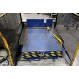 Vestil 4,000 Lb. Capacity Ground Lift Table with Push Button Control