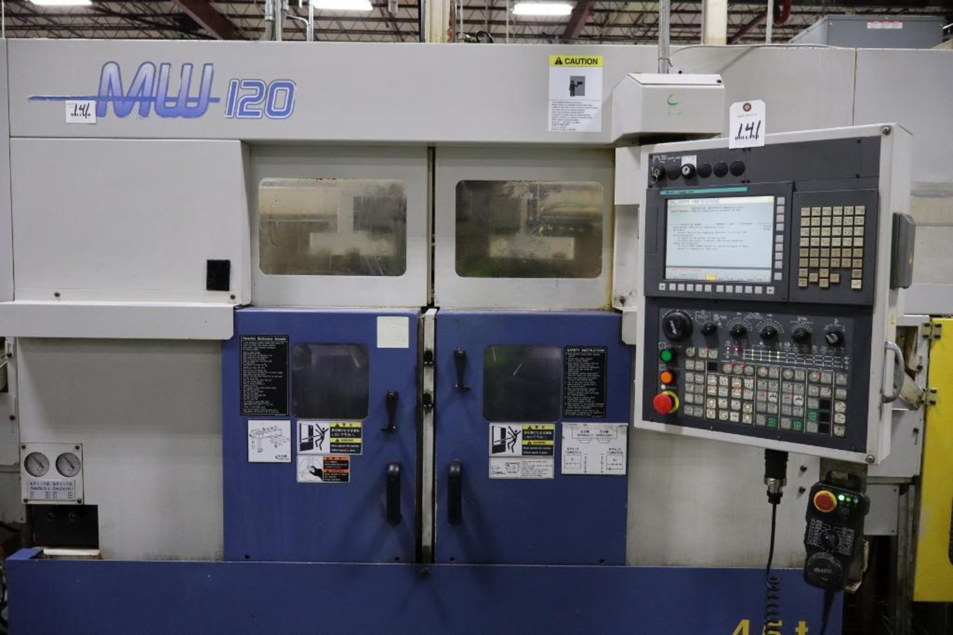 Murata Muratec MW120 Twin Spindle CNC Lathe, S/N 12KX36910001 DOM 2013 - Image 2 of 6