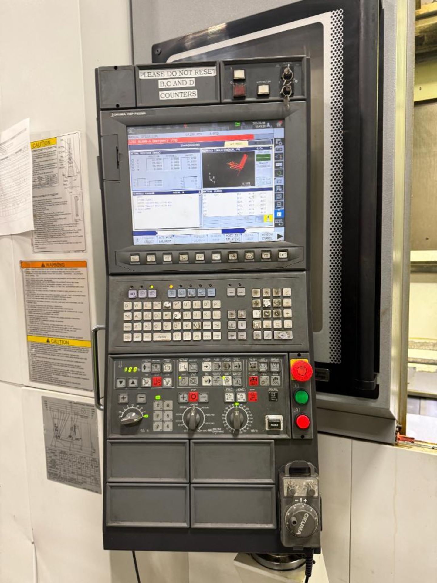 2018 Okuma MB-5000H Horizontal CNC Machining Center, S/N 213985 - Image 16 of 29
