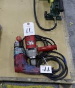 (2) Milwaukee 0234-1 Electric 1/2 Drills Magnum Hole shooters