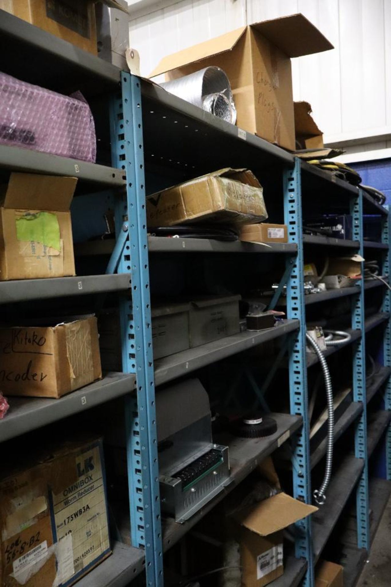Contents of Machine Repair Tool Crib on (5) Metal Shelving Units - Image 3 of 16