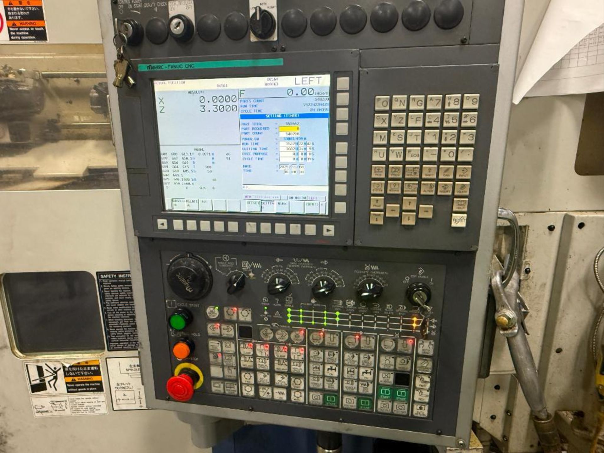 2018 Muratec MW120EX Twin Spindle CNC Lathe, S/N 18KX217160001 - Image 18 of 31