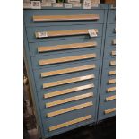 Stanley Vidmar 10-Drawer Cabinet 30" x 30" x 59"H