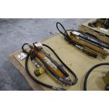 Enerpac 10-Ton Hydraulic Hand Pump with(3) Rams