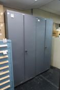 (11) Steel 2-Door Cabinets with Contents of Maintenance Supplies