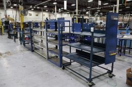 (5) Metal Storage Racks and Racks