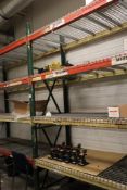 (3) Pallet Racking Sections, 8' Uprights, 8' Beams, Teardrop Style, 42