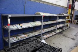 (4) Metal Storage Racks