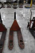 Mobile 5,000 Lb. Capacity Pallet Jack with 36