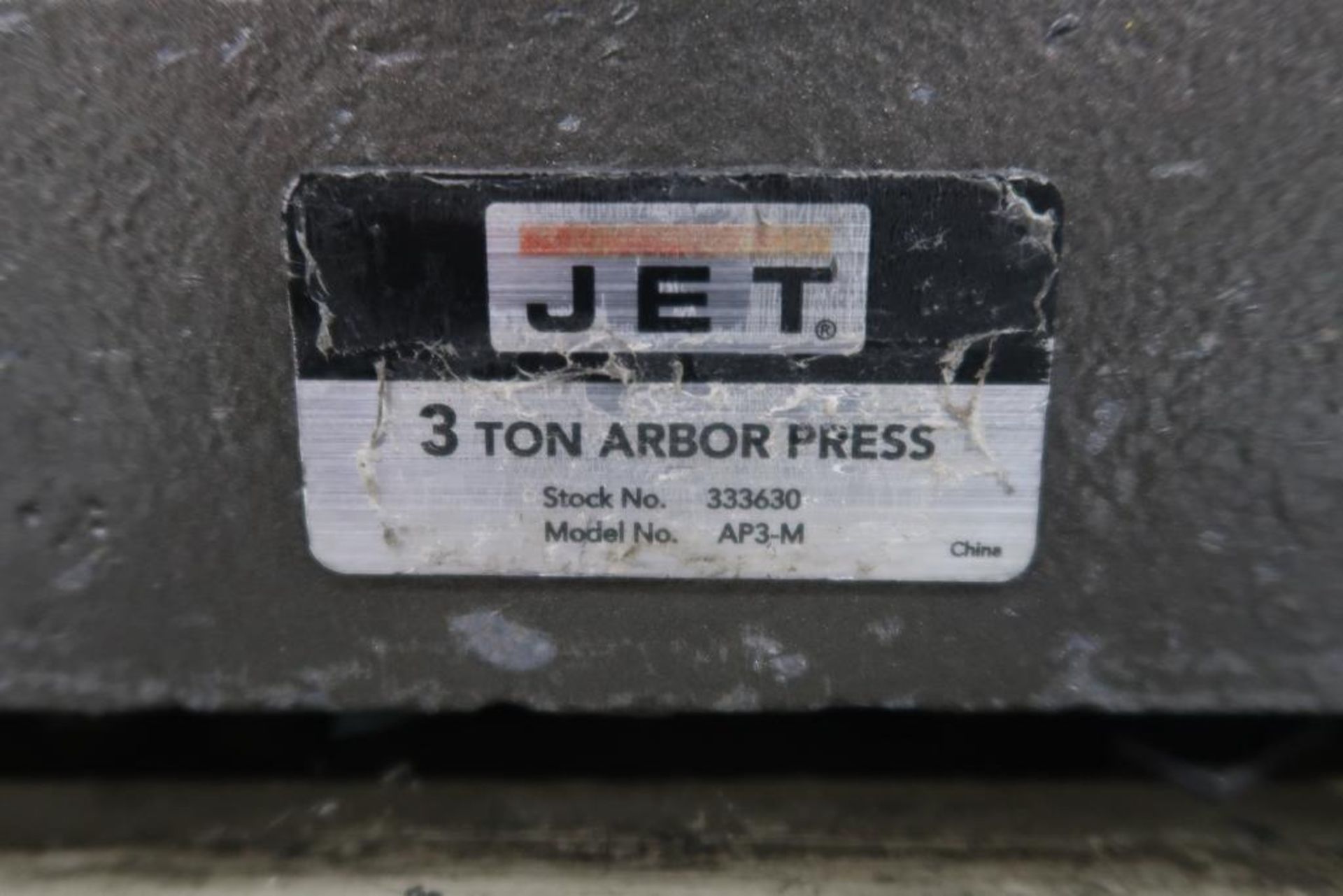 Jet AP3-M 3-Ton Arbor Press - Image 4 of 4