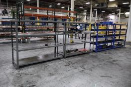 (4) Metal Storage Racks