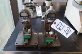 Mitutoyo Absolute Digital Indicators with V-Block Stands