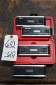 (3) Mitutoyo Digital Protractors with SPI 31-038-3 Digital Level