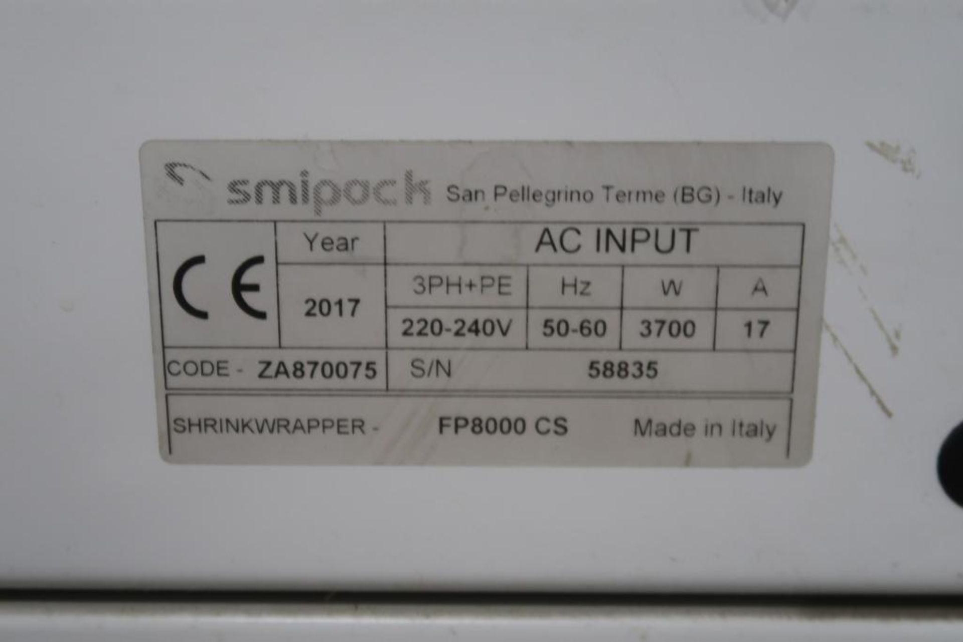 2017 Smipack FP8000CS Automatic L-Sealer - Image 11 of 11