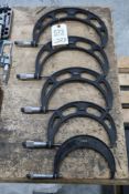 (5) Starrett Outside Micrometers, 5