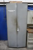 (2) Steel 2-Door Cabinets with Contents of Maintenance Supplies
