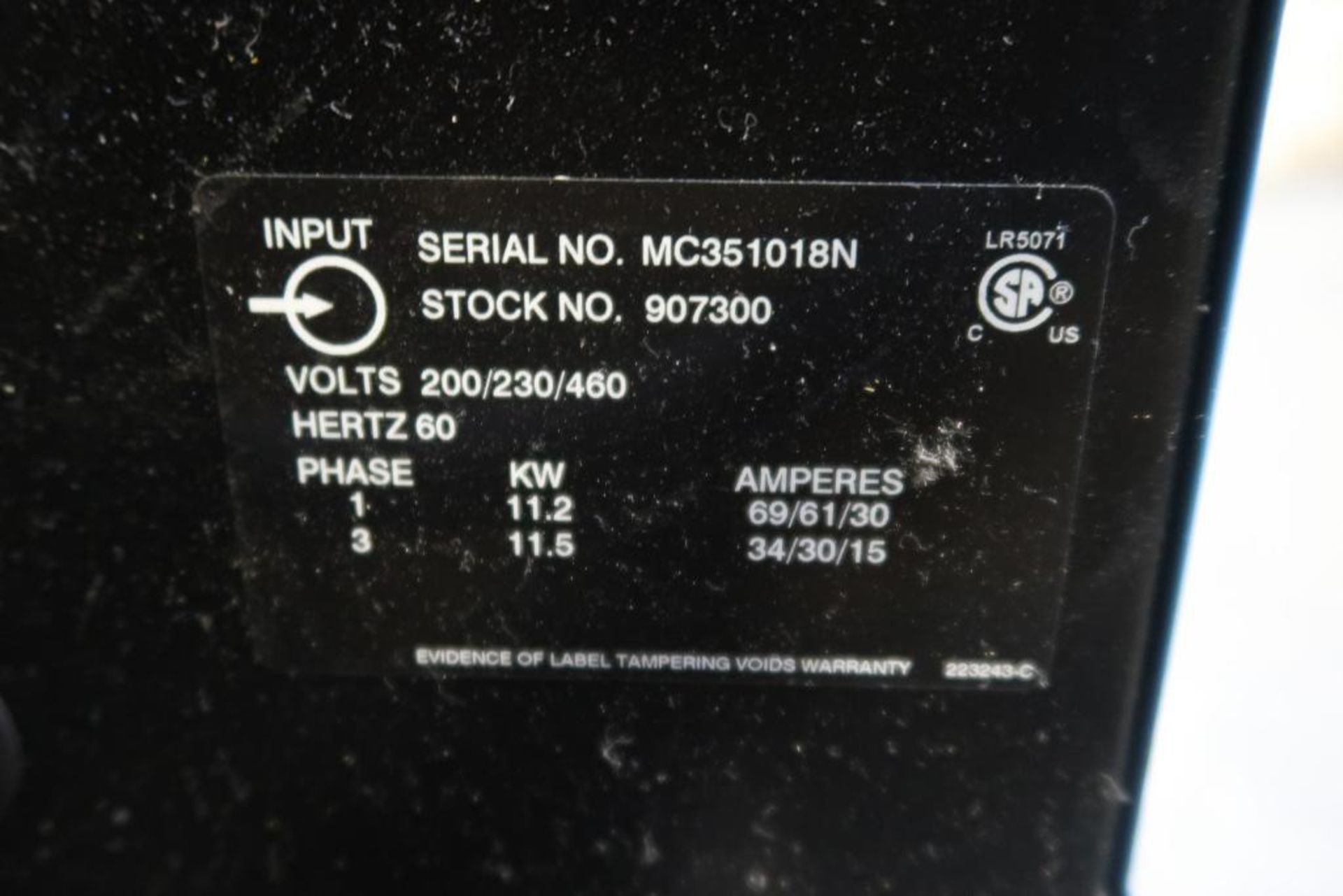 Miller Millermatic 350P Mig Welder - Image 7 of 7