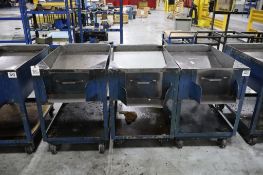(3) Metal Transfer Carts