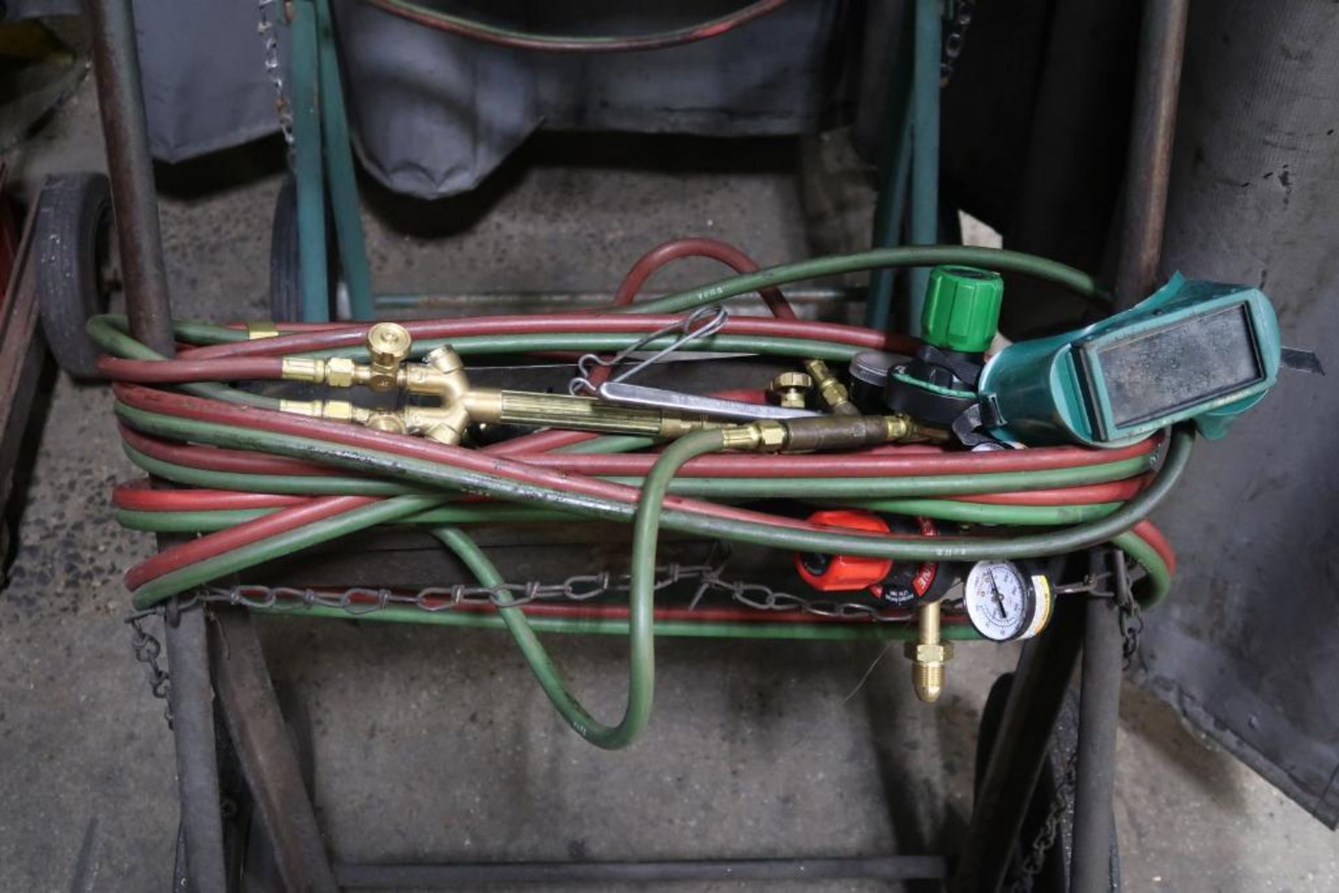 2-Wheel Torch Cart with Torch, Hose, & Regulators - Image 2 of 2