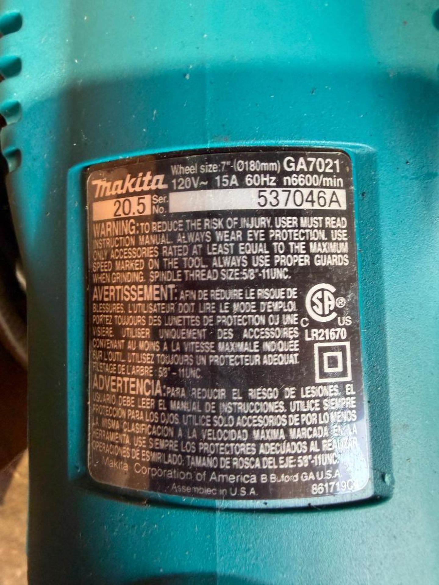 Right Angle Grinder - Image 3 of 3