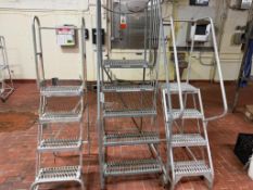 (3) Warehouse Ladders