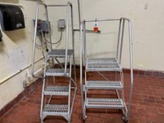 (2) Warehouse Ladders