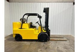 19,000 LB. LOWRY SINGLE STAGE MAST FORKLIFT