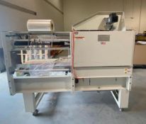 TEXWRAP SPARTAN MODEL 2215L COMPACT AUTOMATIC L-BAR SEALER WITH API VV218 SHRINK TUNNEL