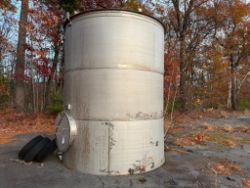 304L STAINLESS STEEL TANK, SIZE10' WIDE X 12' TALL