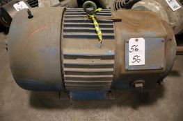 General Electric 100-HP Electric Motor, 364Y Frame, 1800/270 RPM