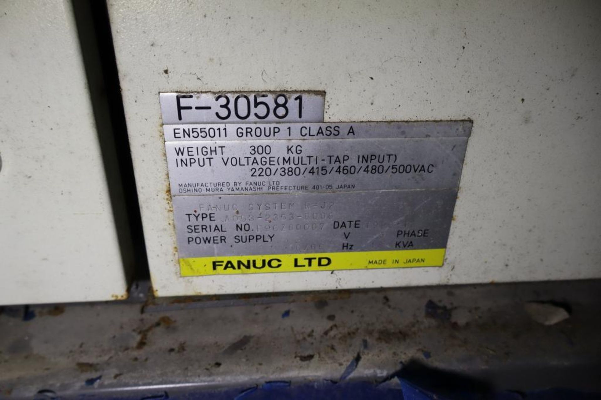 Fanuc DYU 3000/2600 6-Axis Robotic Arm with Fanuc A05B Control Cabinet S/N E96Z00007 (In Crate) - Image 8 of 8