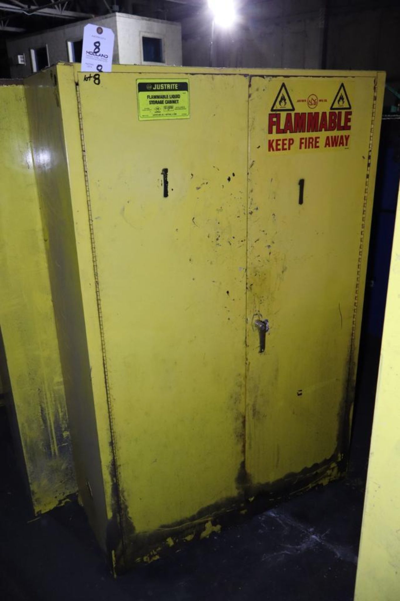 Justrite 25452 Flammable Liquid Safety Storage Cabinet 45-Gallon Capacity