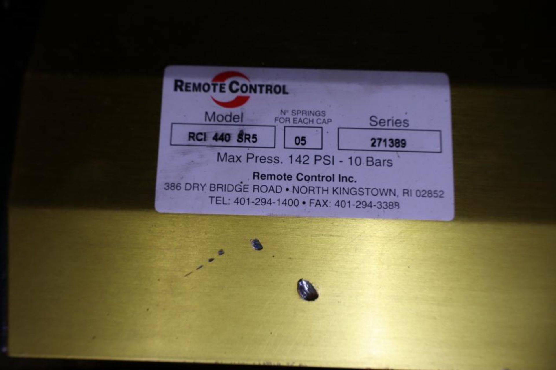Flowserve 1039 80PSI Output Metering Valve with Remote Control RCI 440 SR5 Actuator - Image 2 of 3