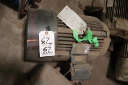 Toshiba 15-HP 575V Electric Motor, 254T Frame, 3530 RPM