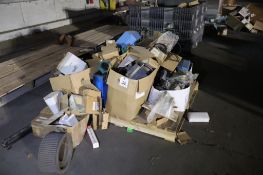Group of (7) Pallets with Machine Repair Parts