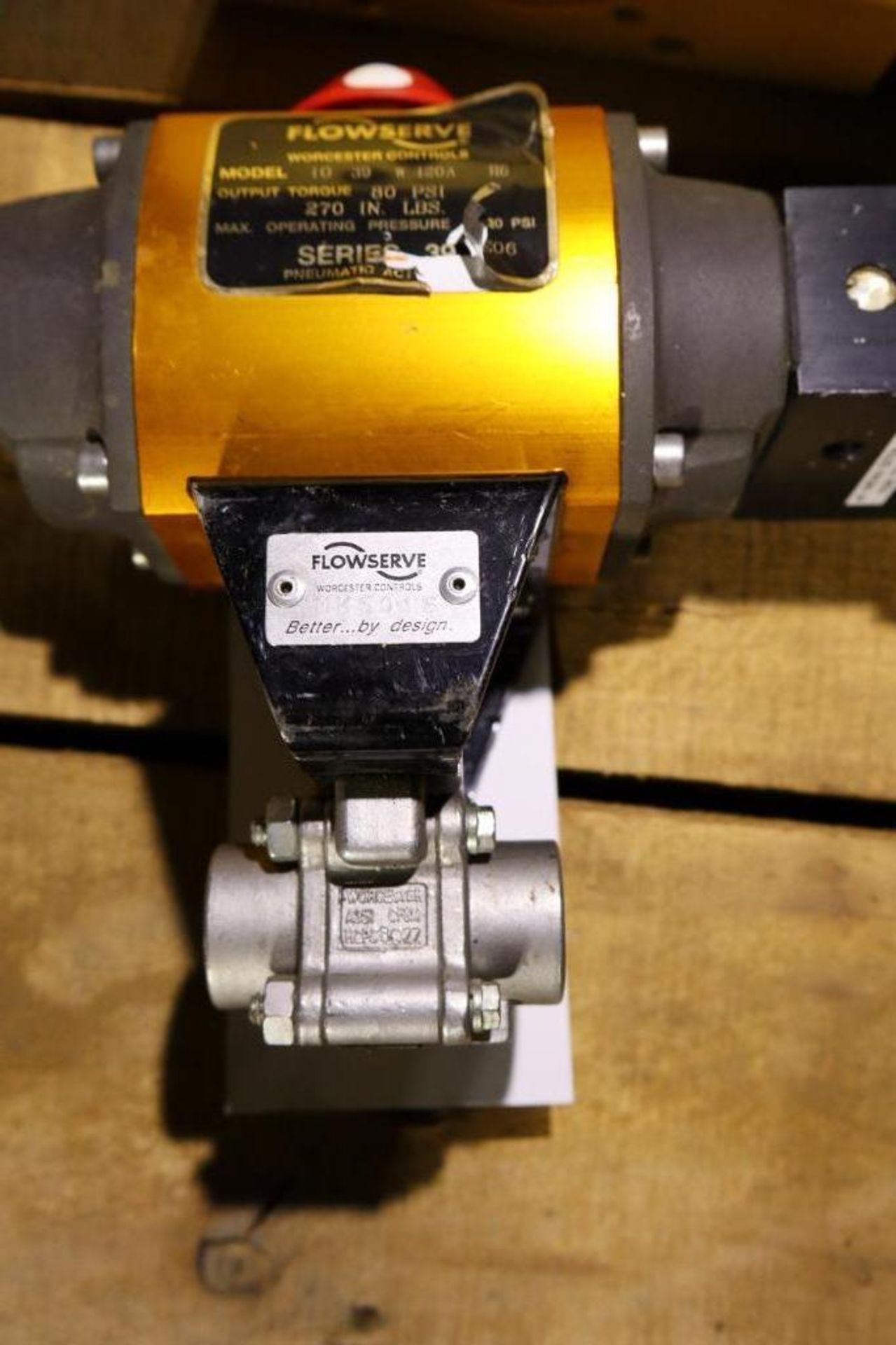 Flowserve 1039 80PSI Output Metering Valve with Remote Control RCI 440 SR5 Actuator - Image 3 of 3