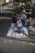 Row of (7) Pallets with Machine Repair Parts