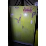 Justrite 25452 Flammable Liquid Safety Storage Cabinet 45-Gallon Capacity