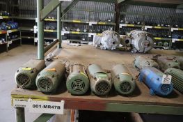 (9) Lewis Allis Co. 7.5HP Electric Motors, 630 Frame, 3450 RPM