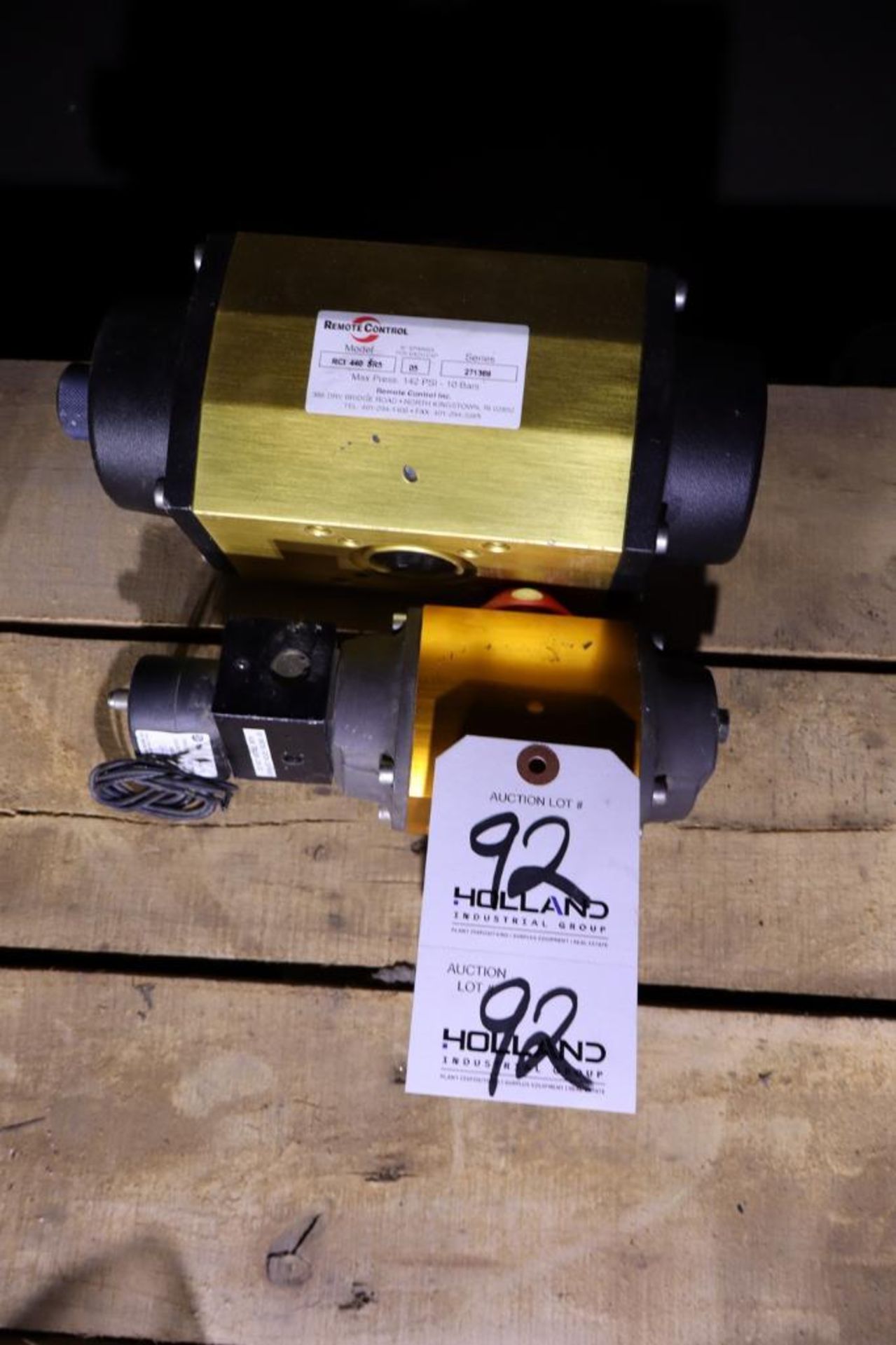 Flowserve 1039 80PSI Output Metering Valve with Remote Control RCI 440 SR5 Actuator