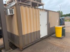 Conex Box Chemical Storage, 20 x 8 ft.